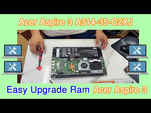 How to Upgrade Ram on Laptop Acer Aspire 3 A314-35-C2XJ?