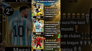 Os 3 maiores jogadores de todos os tempos!!! 🐐 #viral #shorts #viralshorts #shortsfeed #feedshorts