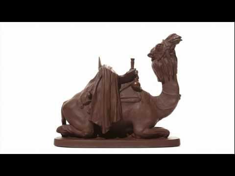 Erich Hösel Pair of Böttgerware camels | MOSS: Dialogues Between Art & Design
