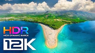 8K Famous World Places World with Names: GLOBAL TOUR 8K VIDEO HDR 60FPS (Ultimate OLED TV Test)