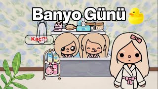 🚿BANYO GÜNÜ 🛁 ✨||Türkçe🇹🇷|/||Sesli🔊😘||#tocaboca #tocaanna
