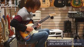 Video thumbnail for Blue Guitar - Kanade SOUND DESIGN / KTL-AS/R S/S - 3 Tone Sunburst by Blue Guitars