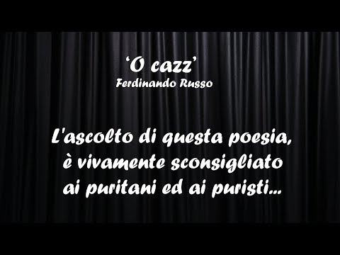 'O cazz'.  Ferdinando Russo