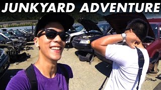 Pick & Pull Junk Yard Adventure  - Vlog #26 - LIFE OF BRI