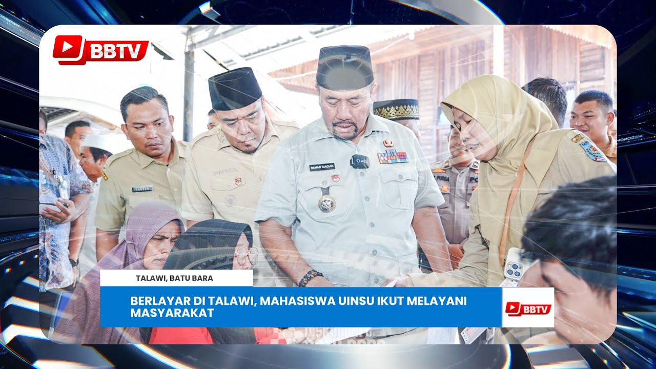 BERLAYAR DI TALAWI, MAHASISWA UINSU IKUT MELAYANI MASYARAKAT
