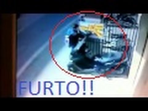 FURTO IN DIRETTA RIPRESO DA TELECAMERA!!