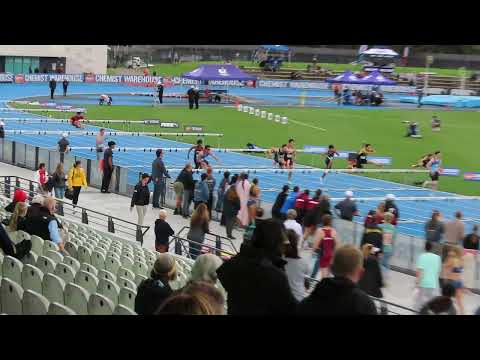 100m Hurdles U15 Men Final, 2025 Australian All Schools Championships, Melbourne 6/12/2025