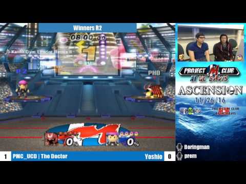 “Ascension 11/26/16” - The Doctor (ZSS/MK) v. Yoshio (Ness) - Winners R2