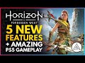 Horizon Forbidden West | 5 New Features in the Amazing PS5 Gameplay - Grappling Hook, Glider & More!