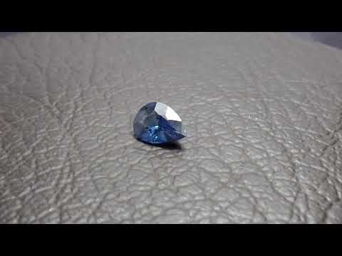 MP0034 blue sapphire pear 0.50 carats