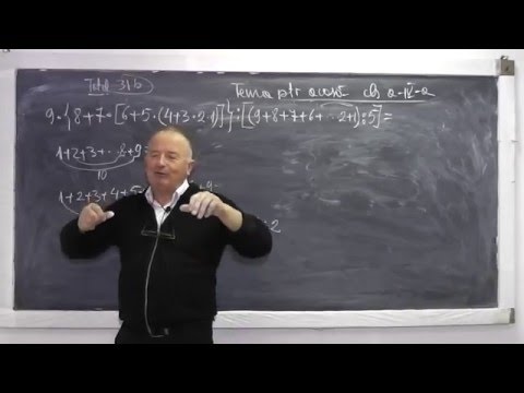 2/2 Lectia 851 - Metoda figurativa Ordinea efectuarii operatiilor si parantezelor Sume Gauss Clasa 4