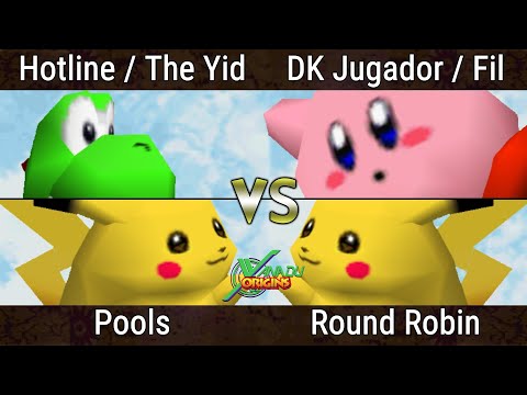 Xanadu Origins - Hotline & The Yid Vs. DK Jugador & Fil - Smash Bros - SSB64
