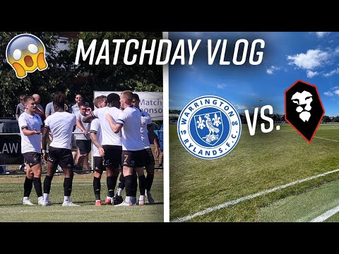 9 GOAL THRILLER!!! Warrington Rylands vs. Salford City | Matchday Vlog