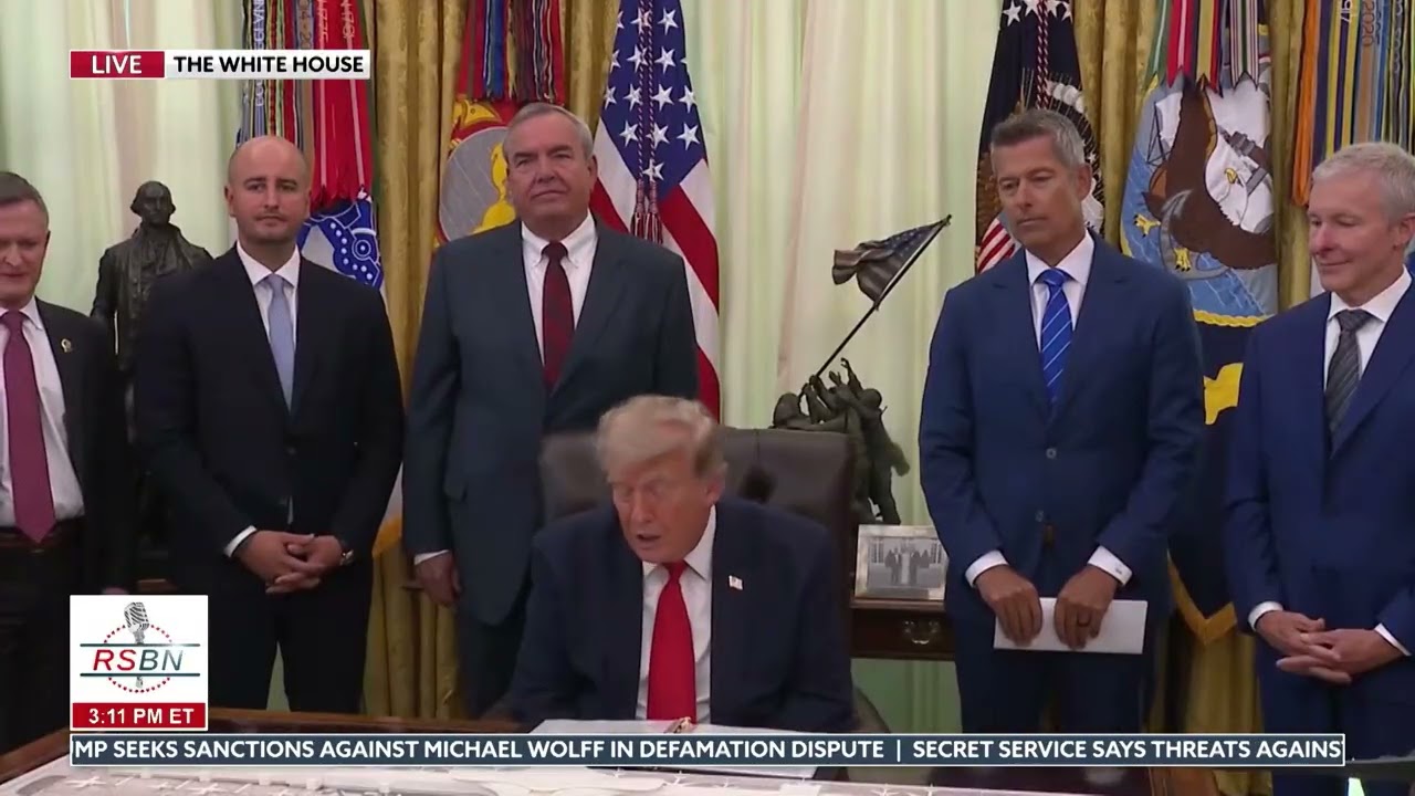 FULL EVENT: President Trump and Sec. Duffy Unveil Major Airport Announcement - 07/29/26