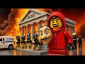 LEGO Money Heist Explosion The Bank In Action
