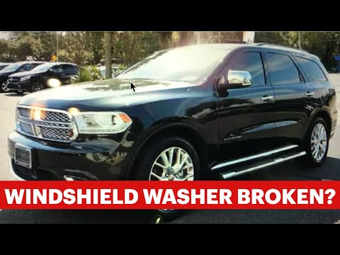 How to Fix a Windshield Washer Sprayer on a Dodge Durango | DIY Repair Guide 🚗💦
