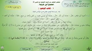 109 - شرح صحيح ابن خزيمة : كتاب الوضوء - الحديث 109 || ماهر ياسين الفحل image