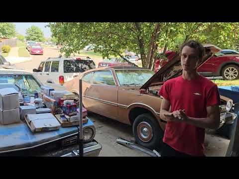 73 Maverick V8 Swap, old parts purge and more!