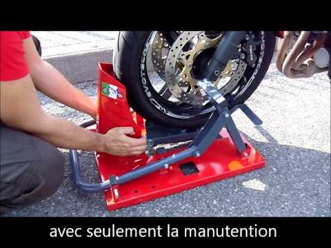 comment demonter la roue avant d'une moto