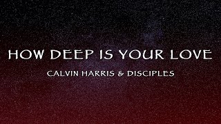 Calvin Harris &amp; Disciples - How Deep Is Your Love (Lyrics)