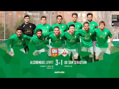 JORNADA 21. Alcobendas Levitt C.F. -3 U.D. Sanse 'B' -1. Goles de Carra, Isma y Sego. (21-2-2015)