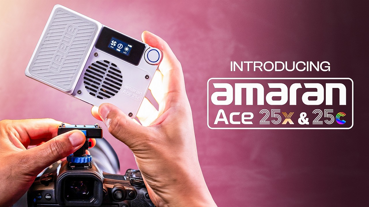 Introducing the amaran Ace 25x & 25c | Lock, Shoot, Create.