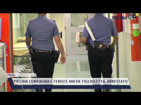2021-04-19 PRATO - PICCHIA COMPAGNA E FERISCE ANCHE FIGLIOLETTA, ARRESTATO