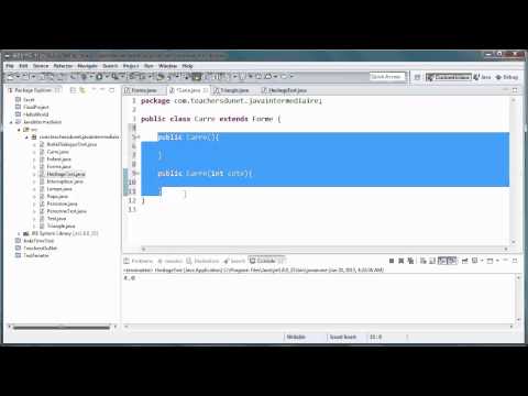 JAVA Intermédiaire 23 Surcharge et redéfinition de methodes en JAVA