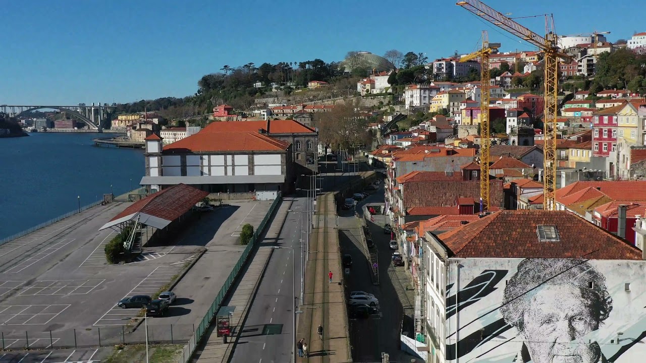 See captivating aerial vistas of Miragaia District.