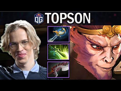 OG.TOPSON MONKEY KING WITH 17 KILLS - DOTA 2 7.30 GAMEPLAY