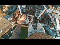 Hanging ONE HANDED From100 Meter Crane 😲
