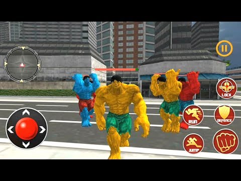 Red Monster Hero Fighting City Battle | Monster Hero Vs Robot Vs Monster - Android GamePlay