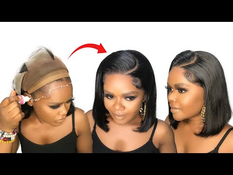 How To Install a Frontal Wig For Beginners/ Aligrace Hair