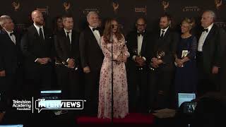 Leah Remini on "Scientology and the Aftermath" & "Kevin Can Wait" — 2017 Creative Arts Emmys