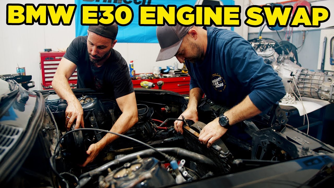 Engine Swapping our BMW E30