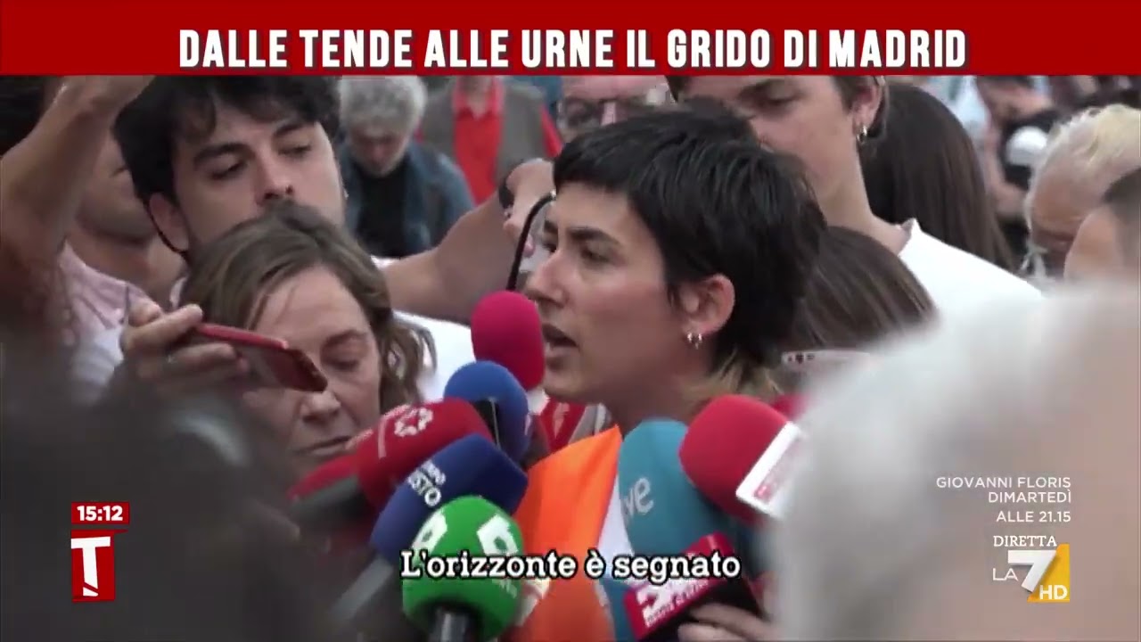 Dalle tende alle urne il grido di Madrid