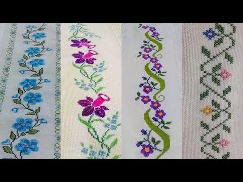 ETAMİN MODELLERİ | ETAMİN HAVLU SECCADE ÖRNEKLERİ  // Marvelous Cross Stitch patterns For Everything