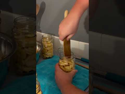 Canning apple pie filling