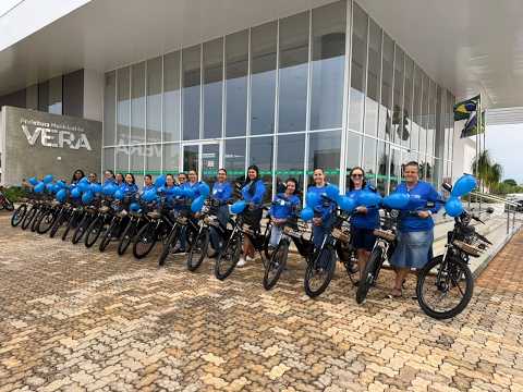 Imagem - Entrega de bicicletas elétricas as ACS