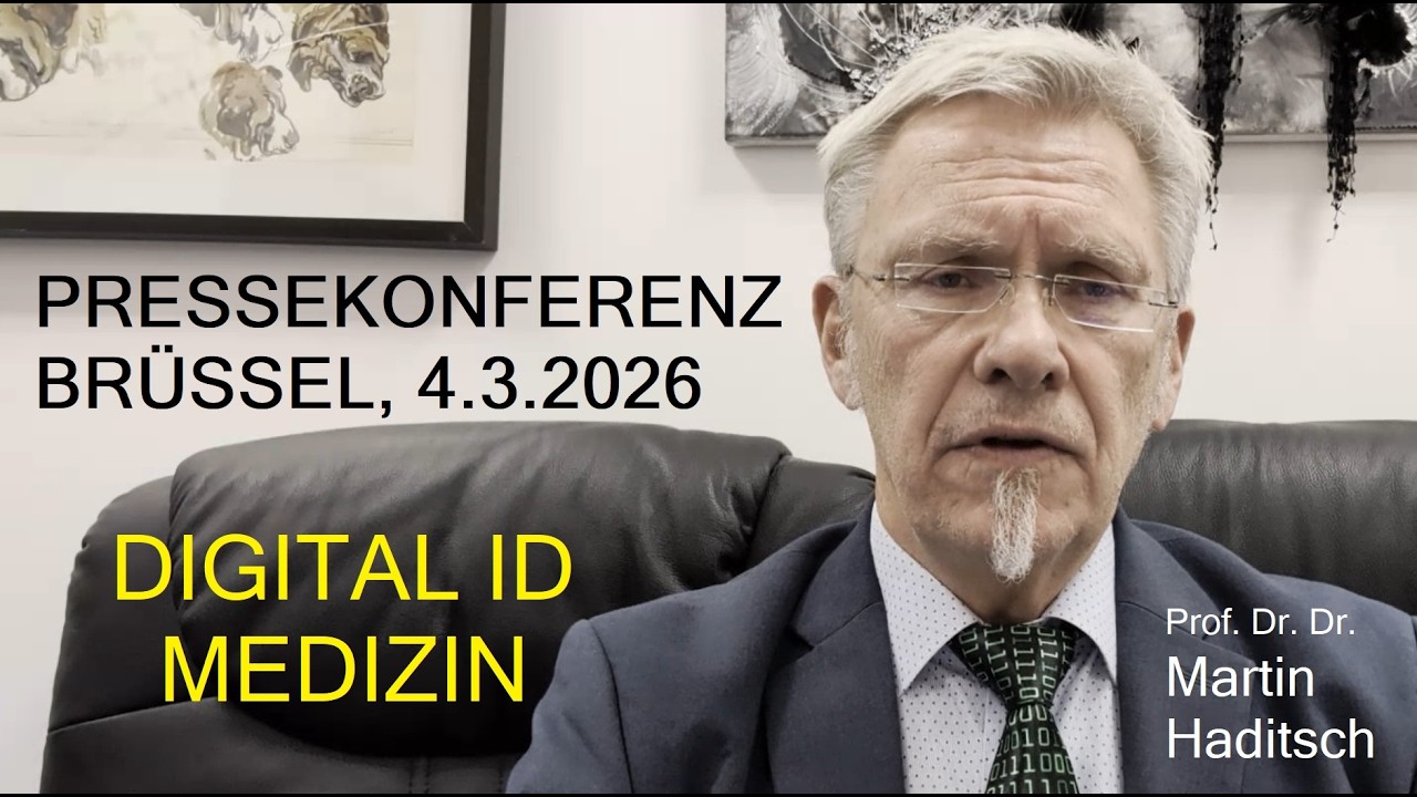 Digitale ID / Medizin - Pressekonferenz Brüssel (in deutsch)