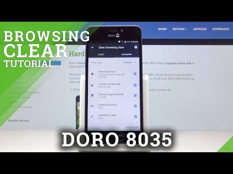 How to Clear Browsing Data in DORO 8035 – Wipe Browsing History