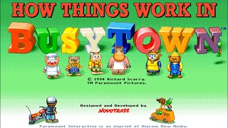 How Things Work in Busytown - PC Game (MS-DOS) - Full Play-through