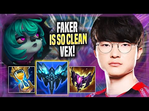 FAKER IS SO CLEAN WITH VEX! - T1 Faker Plays Vex MID vs Azir! | Season 2022
