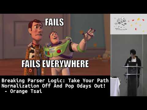 Hack.lu 2018: Take Your Path Normalization Off And Pop 0days Out! - Orange Tsai