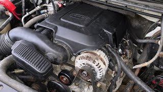 Alternator replacement 2007 - 2013 Chevy Silverado & GMC Sierra