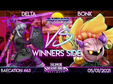 Baecation #63 - Smash Ultimate - Delta (Link) vs. IluZ | Bonk (Meta Knight) - Winners Side