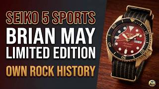The Ultimate Rock Star Watch? Seiko 5 Sports Brian May "Red Special" Limited Edition Review
