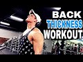 MUSCLE THICKNESS BACK WORKOUT | Instagram problems | Motivation