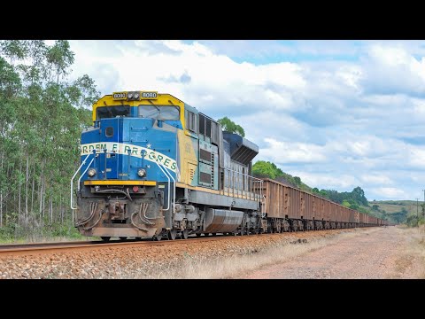 🛑 Especial Patio P2 - 2 /EMD SD80ACE 🇧🇷 em AÇÃO na FERROVIA DO AÇO.