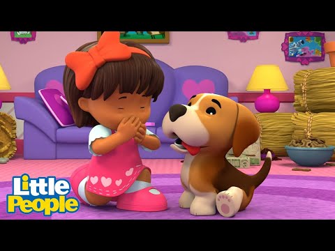 Mia Gets a Puppy | Preschool Learning | Little People - Fisher Price